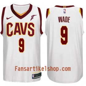 NBA Cleveland Cavaliers Trikot Dwyane Wade 9 Nike 2017-18 Weiß Swingman - Herren
